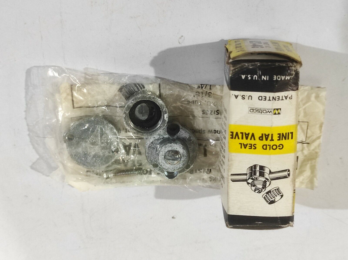 Watsco LT-4G Gold Seal Line Tap Valve O.D. Tube Size ¼” LT4G Valve Line  2pcs lo