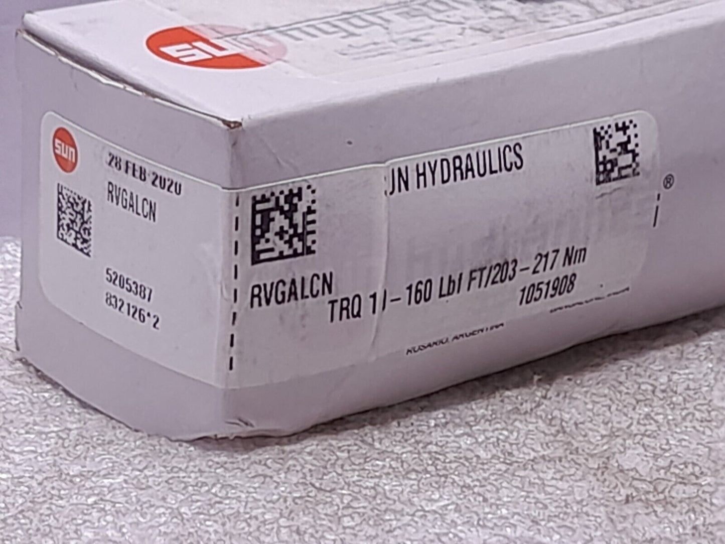 Sun Hydraulics RVGA LCN Pressure Relief Valve Cartridge RVGALCN NOV 107031-3CN