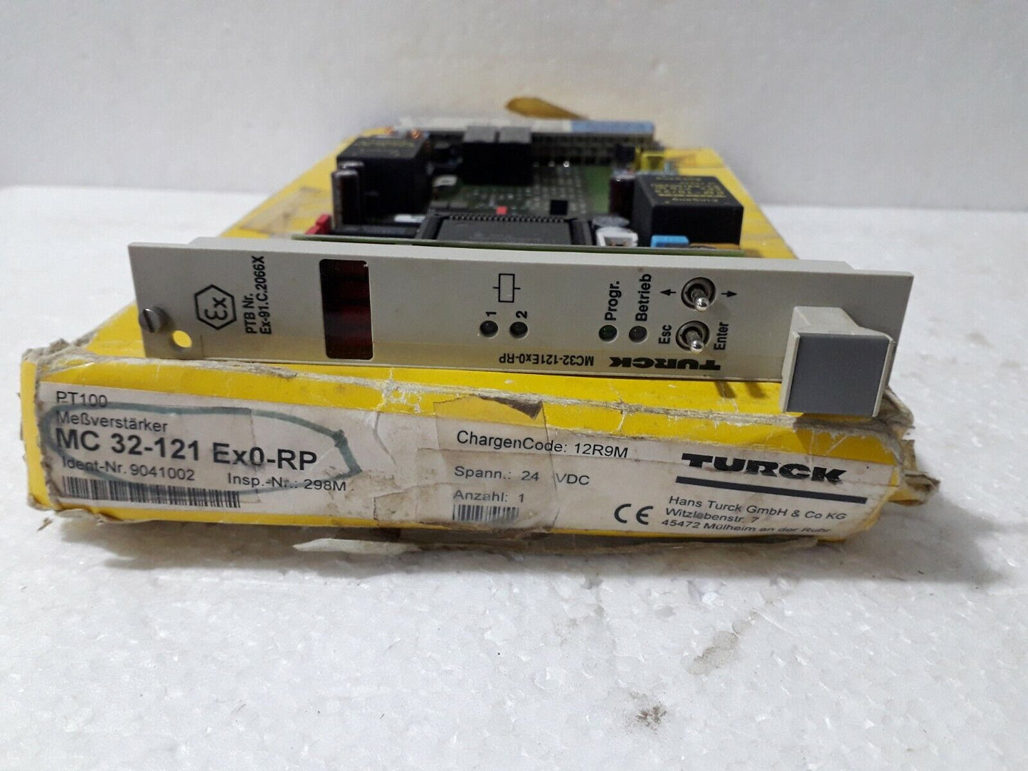 TURCK MC32-121EX0-RP MULTICART ALARM F/COOLING SYS MC3210000241MC113A 12R9M