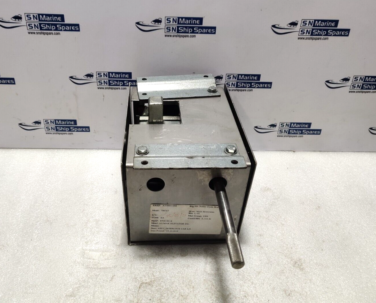 Alimak 8700190 Elevator Approved Interlock 250VAC 2A