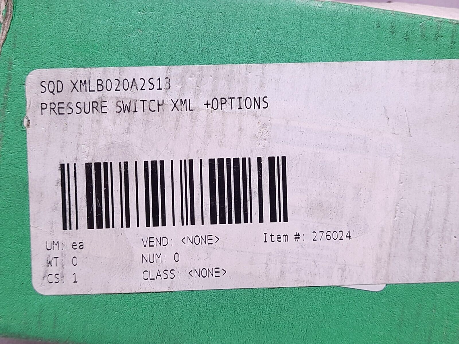 Telemecanique XMLB020A2S13 Differential Pressure Switch