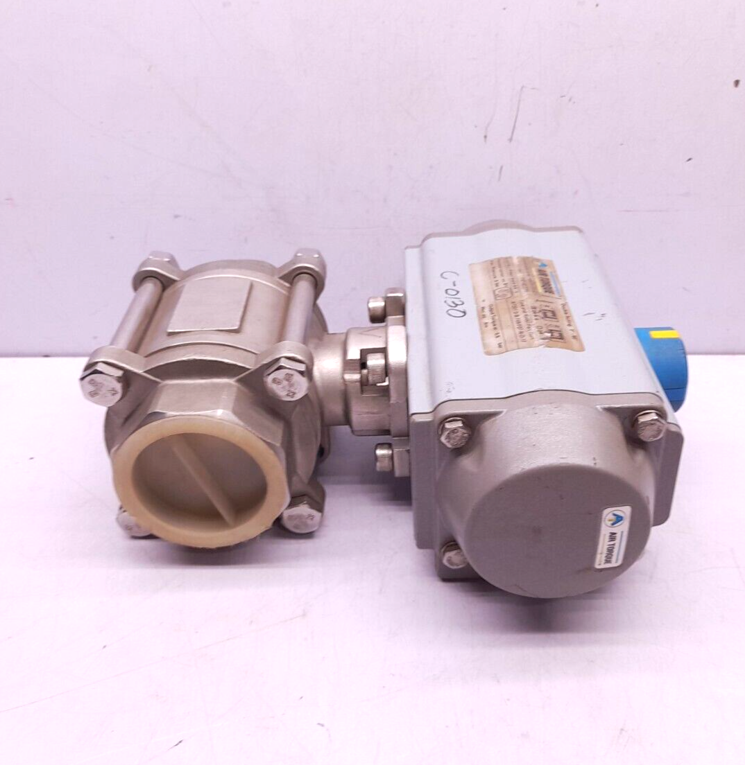 Air Torque AT201 D B F05/F07-N-D-17 Actuator With Series 77 DN 50-2” Ball Valve