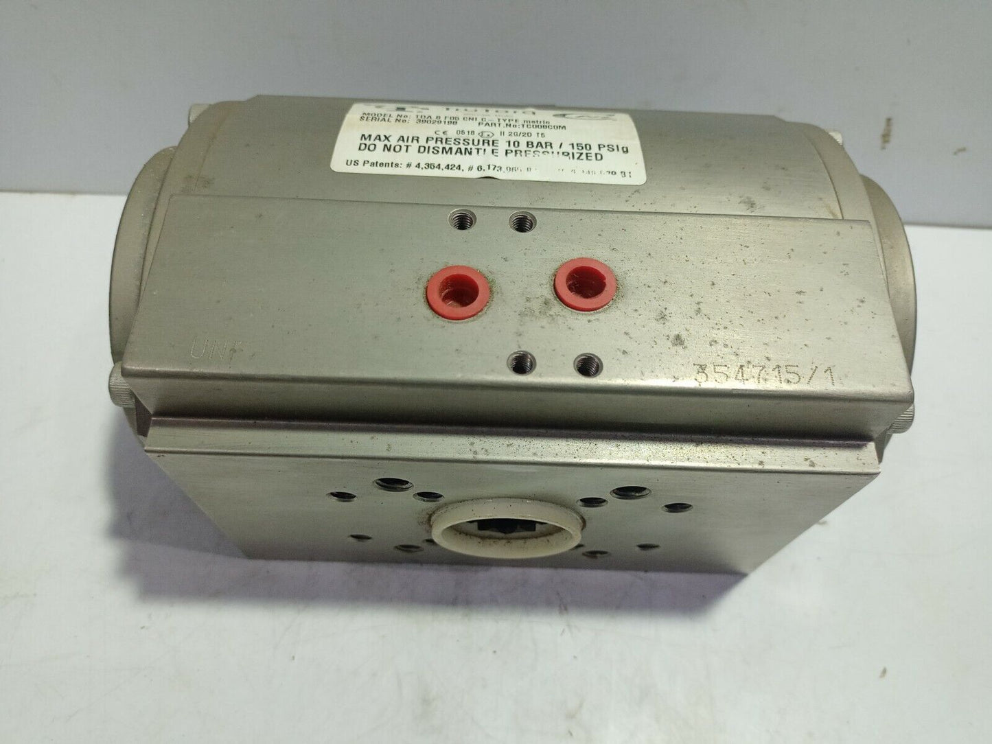 Trutorq TDA 8 F05 CNI C-Type Metric TC008C0M Pneumatic Actuator 