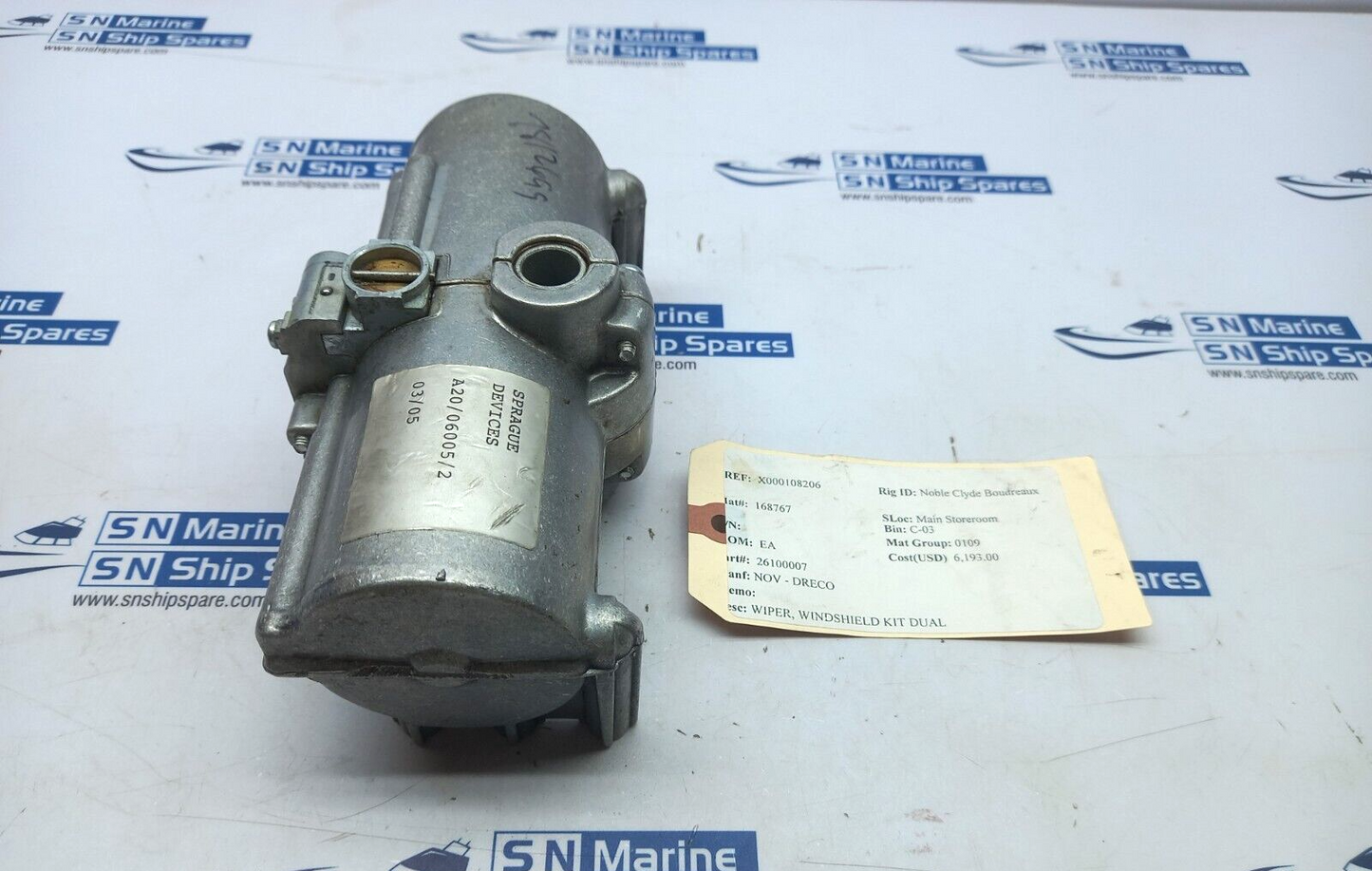 Sprague Device A20/06005/2 Win Shield Dual Kit Wiper Nov-Dreco 26100007