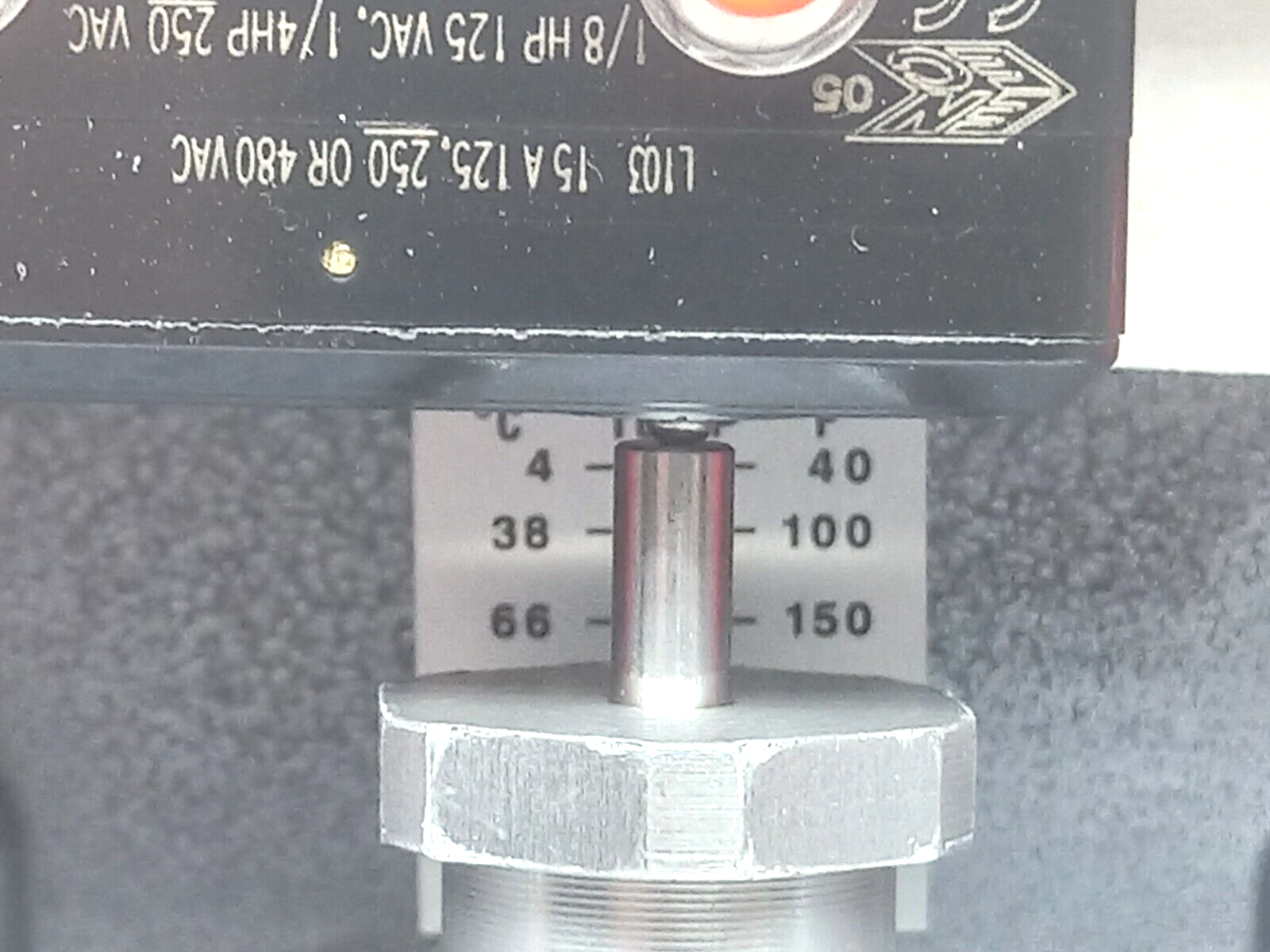 STATIC-O-RING SOR 201N3-K125-U9-C7A Temperature Switch 40-225° F