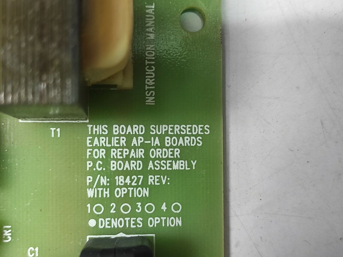 The MC Nab 18427 PCB 18672 Rev F