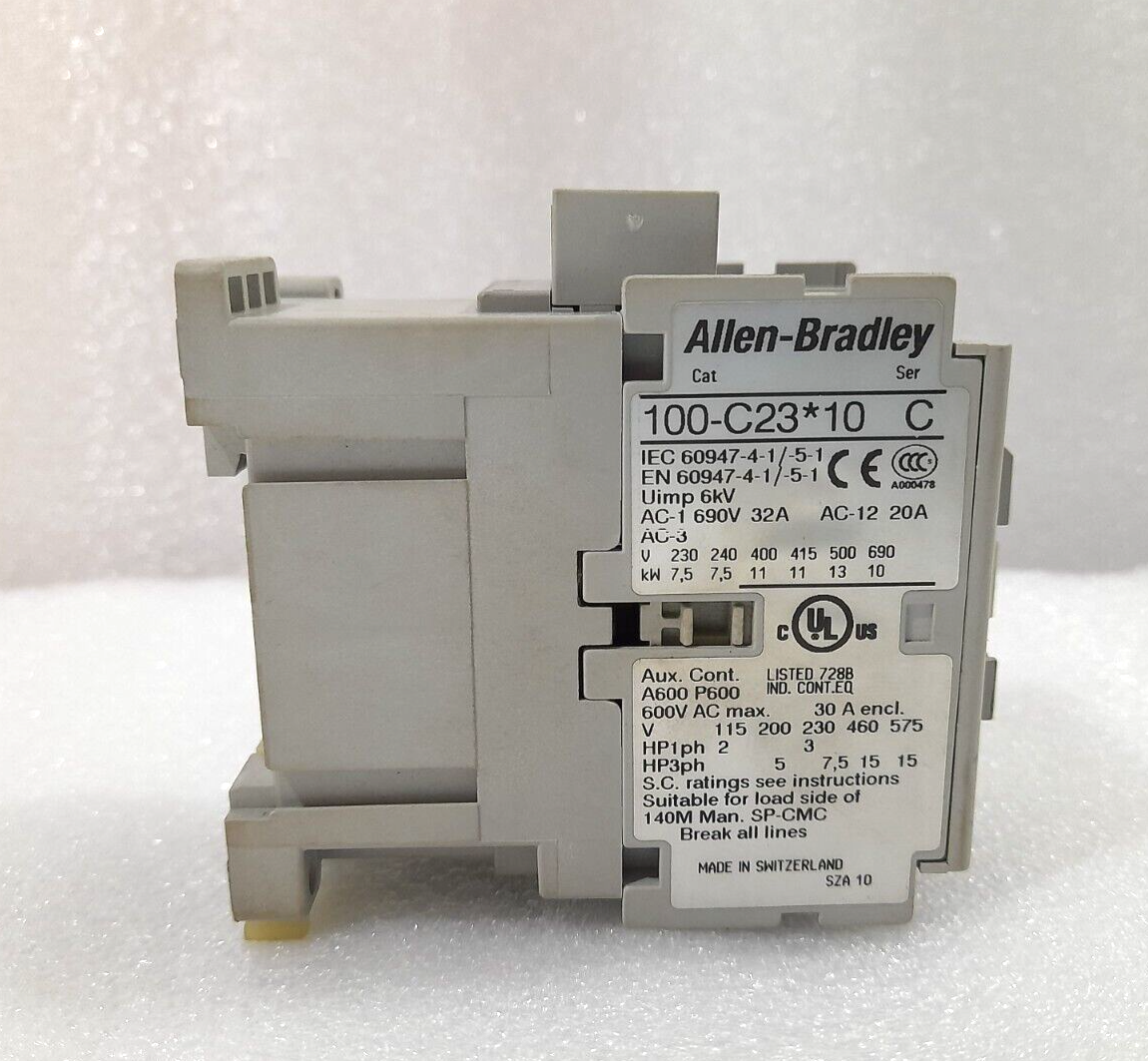 Allen Bradley 100-C23D10 Ser C Contactor 110V50Hz 120V60Hz C23