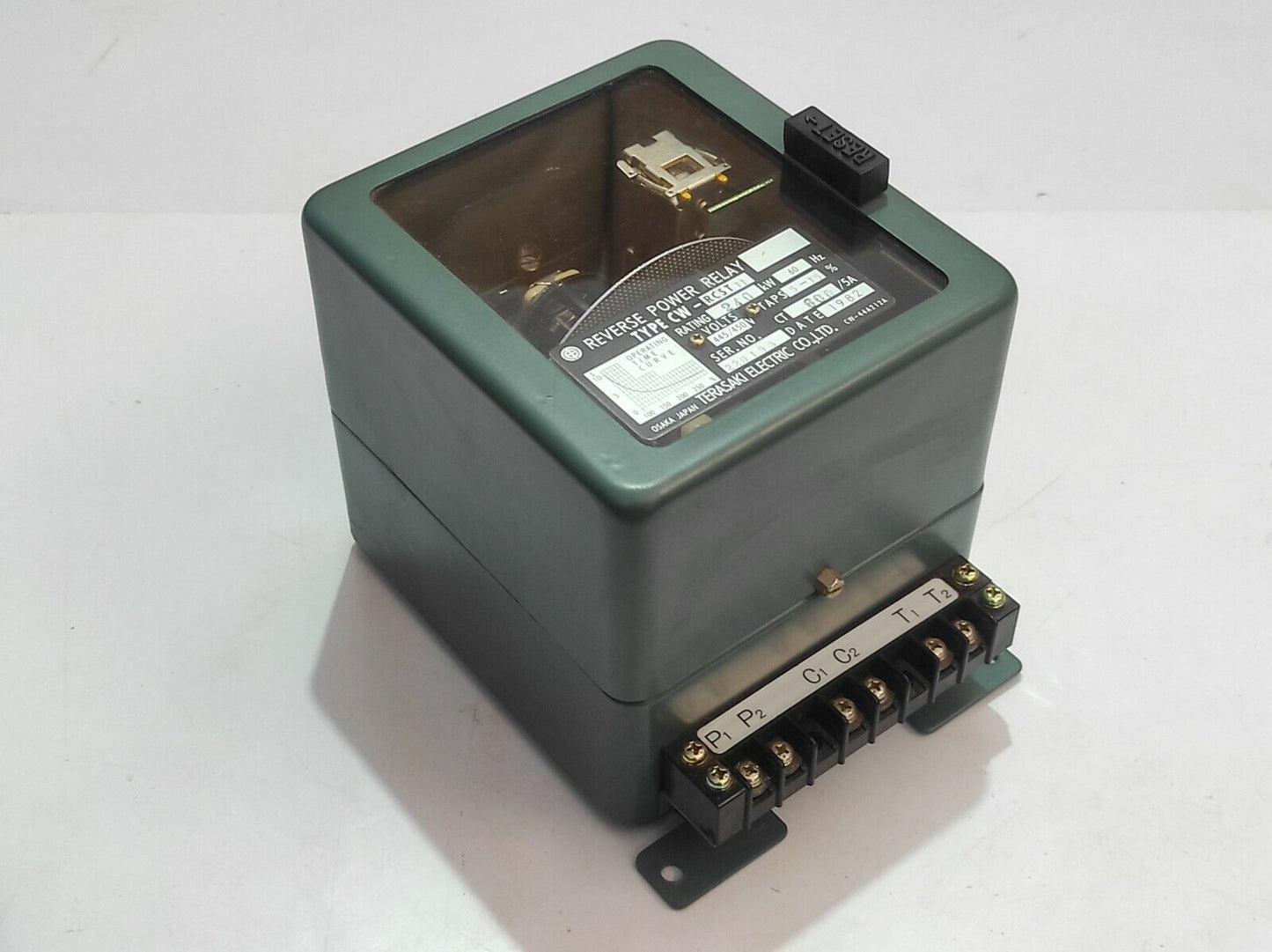 Terasaki CW-RCST11 Reverse Power Relay CWRCST11 Rating 240kW 60Hz Volts 445/450V