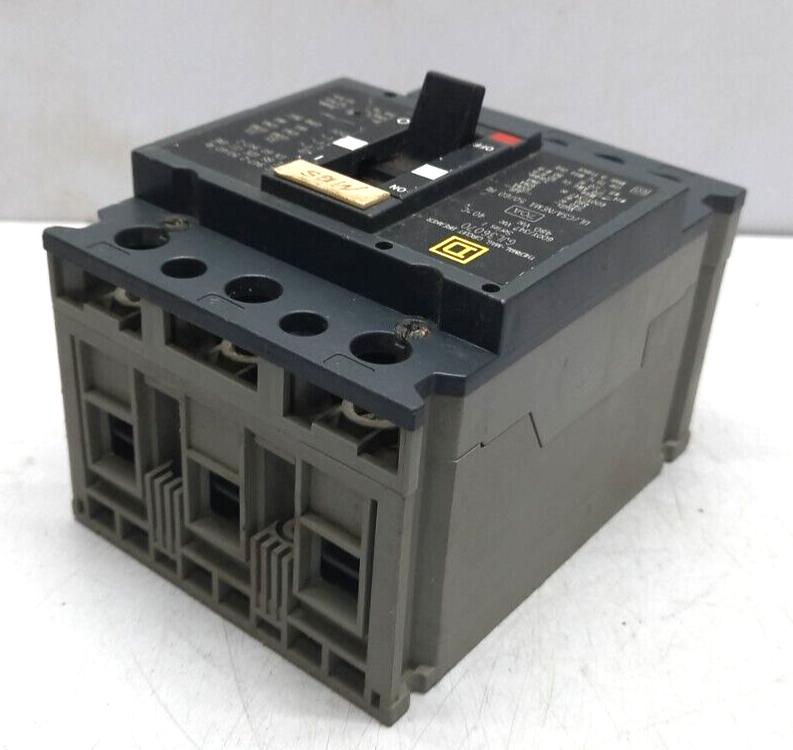 Square D GJL36070 Thermal Magnetic Circuit Breaker 70A 600Y/347 VAC 480VAC