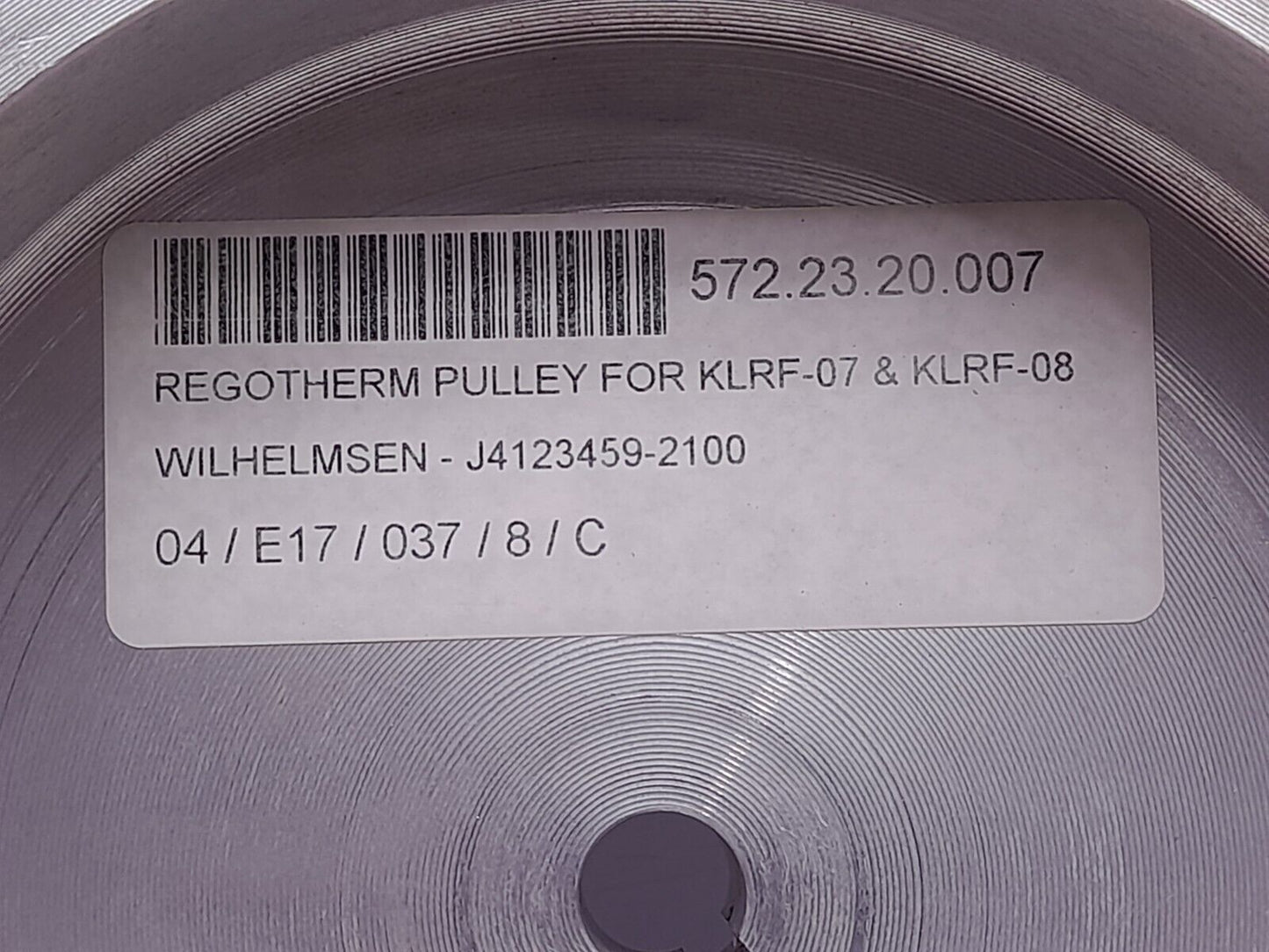 Wilhelmsen J4123459-210 Regotherm Pully For KLRF-07 & KLRF-08