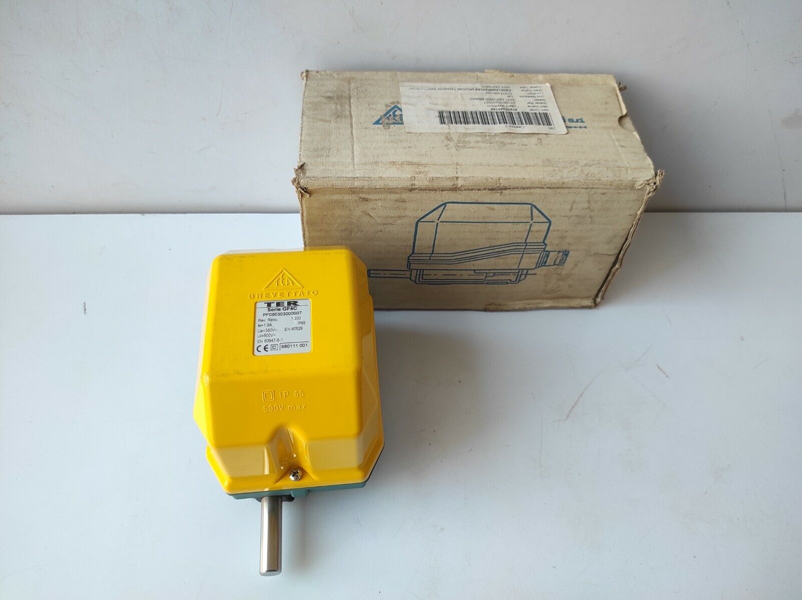 TER GF4C PF090303000007 Limit Switch Rev Ratio 1:300 Ie 1.9A Ue 380V~ Ui 500V~  