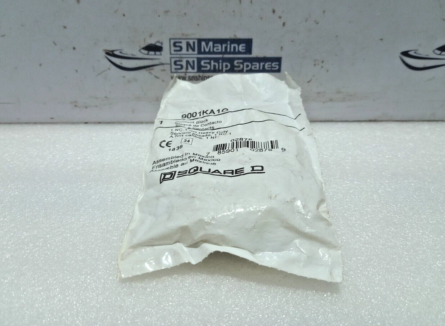 Square D 9001KA1G Contact Block 1NC-1NO Heavy Duty 3613825 Schneider Electric