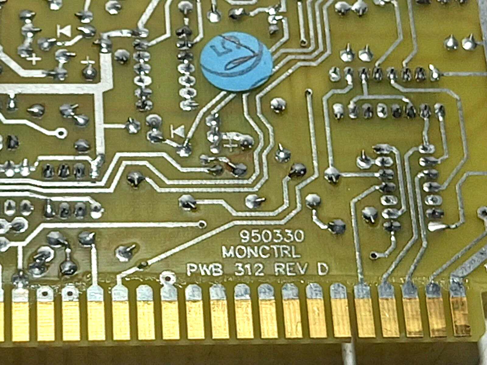 Southern Avionics SLP31210 PCB 950330 MONCTRL PWB 312 REV D