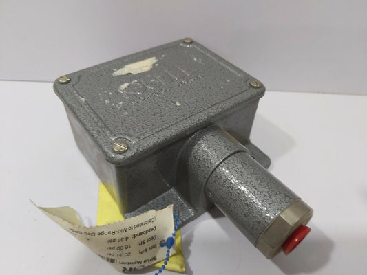 Sor 6NN-T2-N4-F1A Pressure Switch 7-30 Psi 6NNT2N4F1A Sor Control 