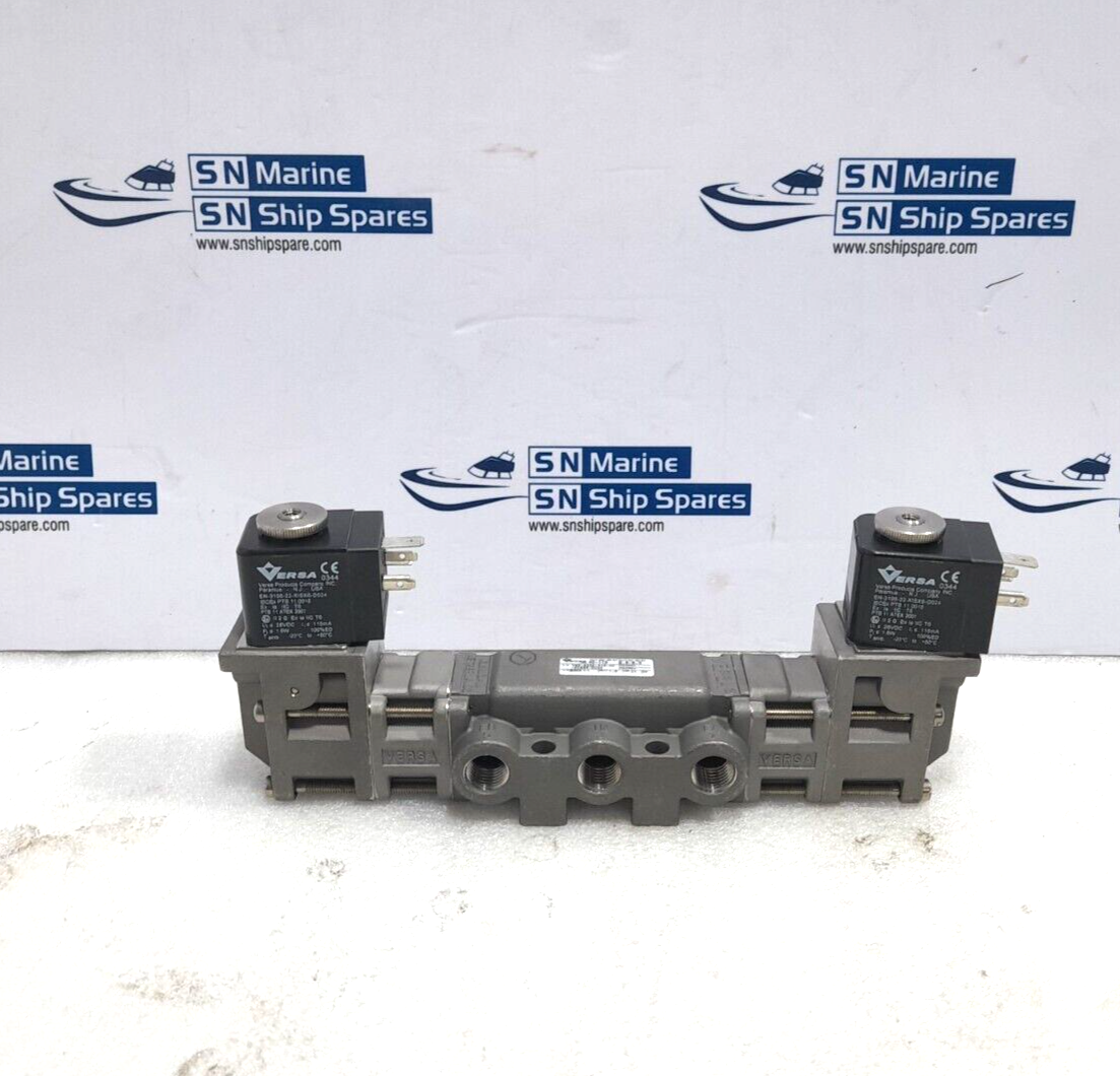 Versa VXX-4324-316-HC-XISX6-D024 Four Way Valve 24VDC 1.6W NOV 223050 Solenoid V