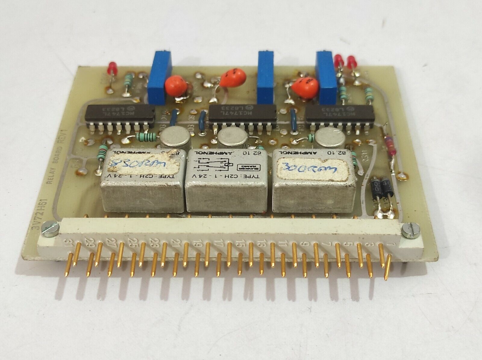 Wartsila 3V72H61 Relay Board Rev A  2223BA01300 PCB 22.23B 22.23.B.13 Relay Card