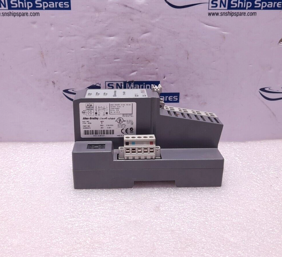 Allen Bradley 1734-ADN Ser B Point I/O Device Net Adapter With 1734-RTB Ser A