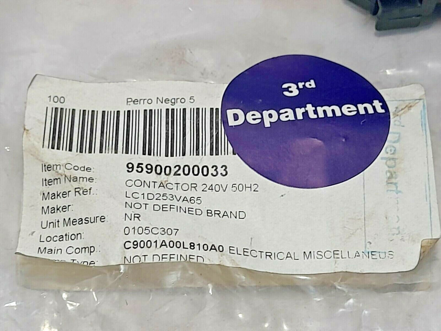 Telemecanique LC1-D253-A65 Contactor LC1D253A65 LC1D253 A65 110V50Hz 110-120V60H