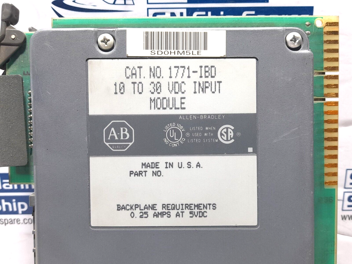 Allen Bradley 1771-IBD 10 To 30 VDC Input Module 1771IBD