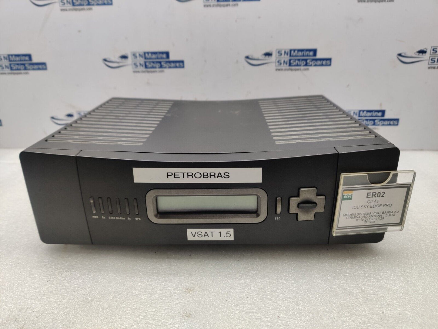 SkyEdge Modem VSAT Controller Type: 541310 Ver :1.0 Rev: B BR E02