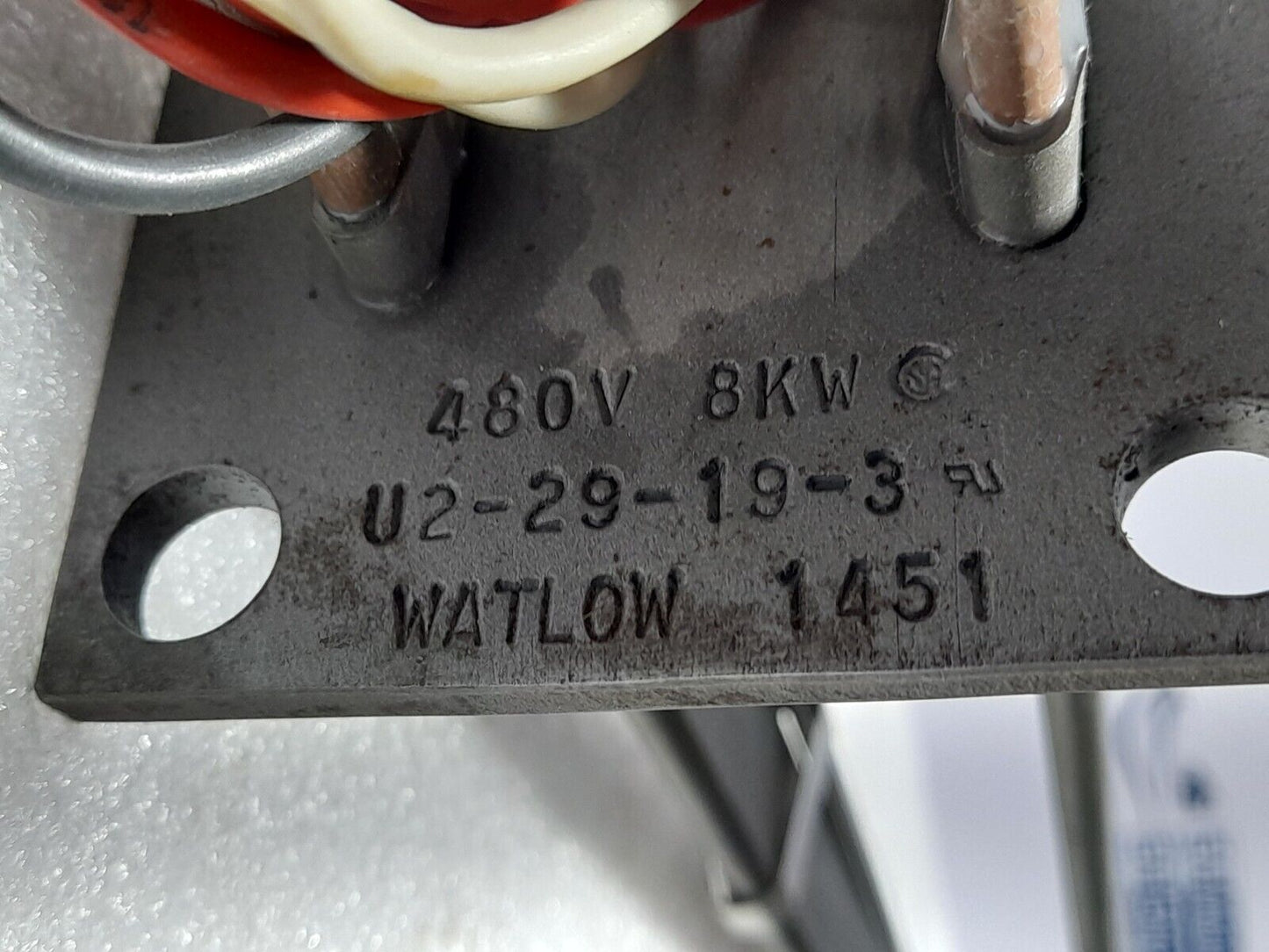 Watlow U2-29-19-3 Heater Element 480V 8kW Cleveland Range Company FK1038814 U229