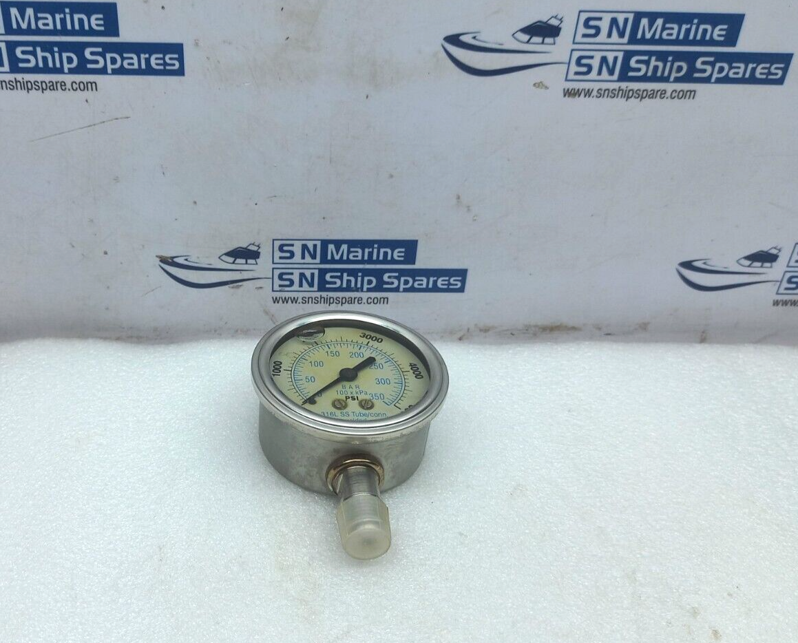 301DFW Liquid Filled Pressure Gauge 2-1/2” Dial ¼” LM  Price Compressor 3038