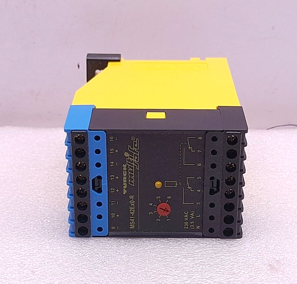 Turck Multi Safe MS41-42Ex0-R Logic Amplifier Relay MS41-42EX0-R/230VAC Switchin