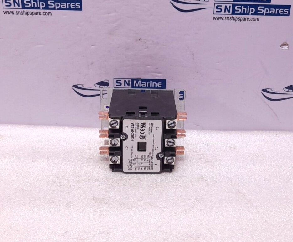 Totaline P282-0433A Definite Purpose Contactor 3P 208/240VAC 50/60Hz 40FLA 50A R