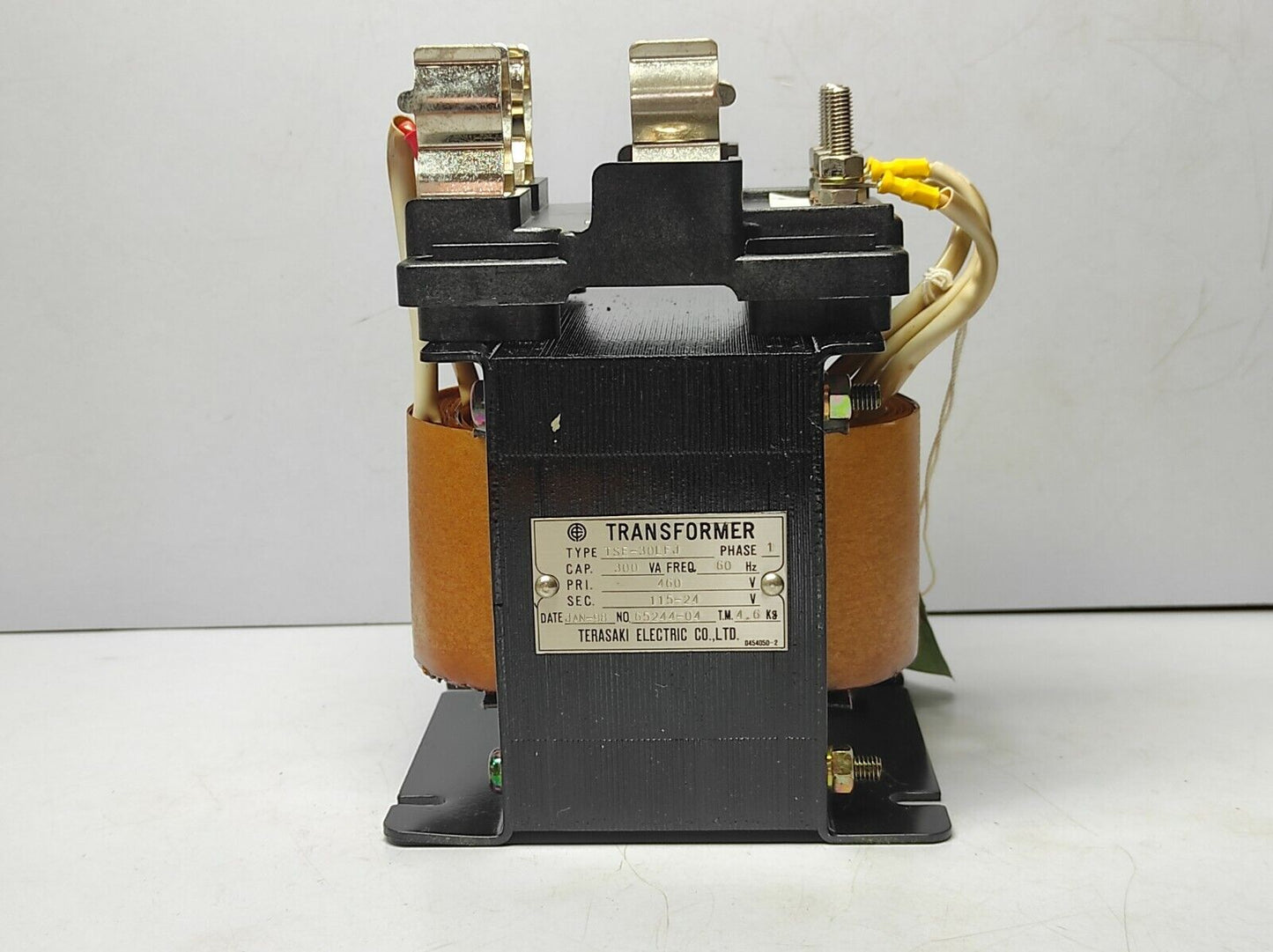 Terasaki TSE-30LFJ Transformer Phase 1 Cap.300VA Freq.60Hz Pri.460V Sec.115-24V