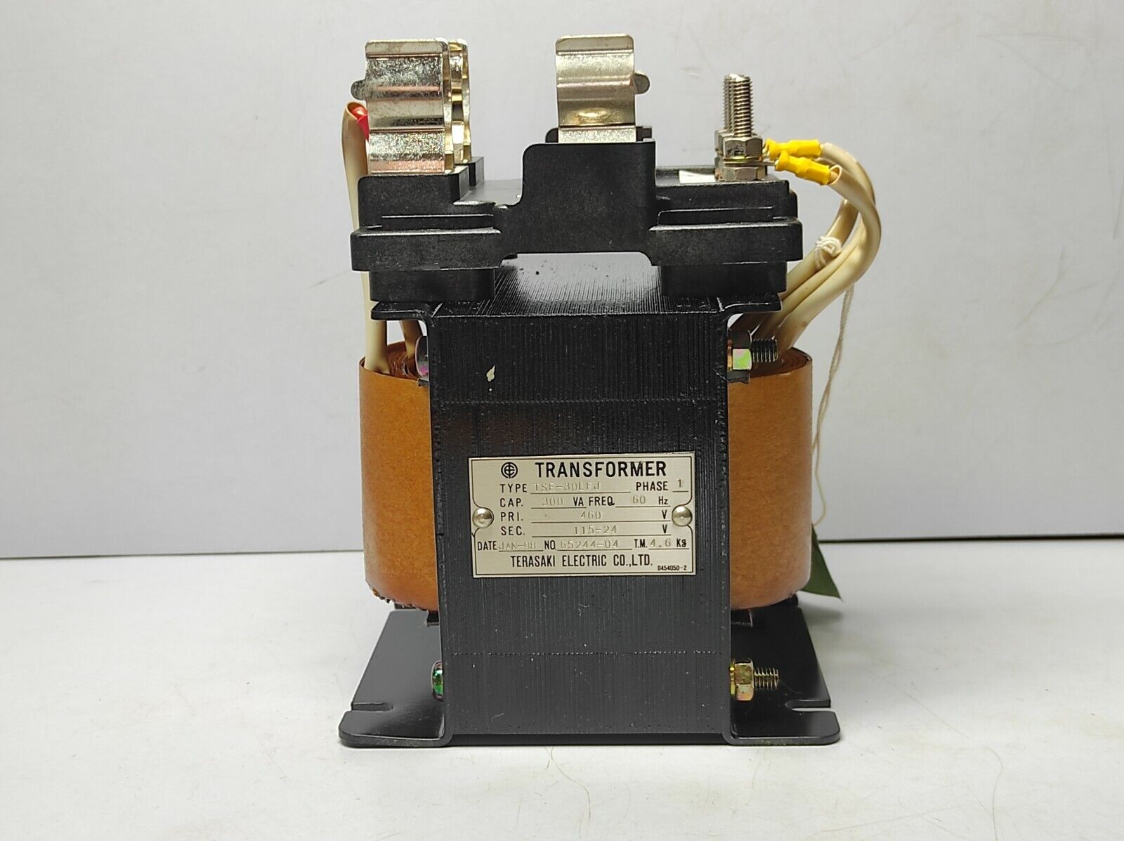 Terasaki TSE-30LFJ Transformer Phase 1 Cap.300VA Freq.60Hz Pri.460V Sec.115-24V