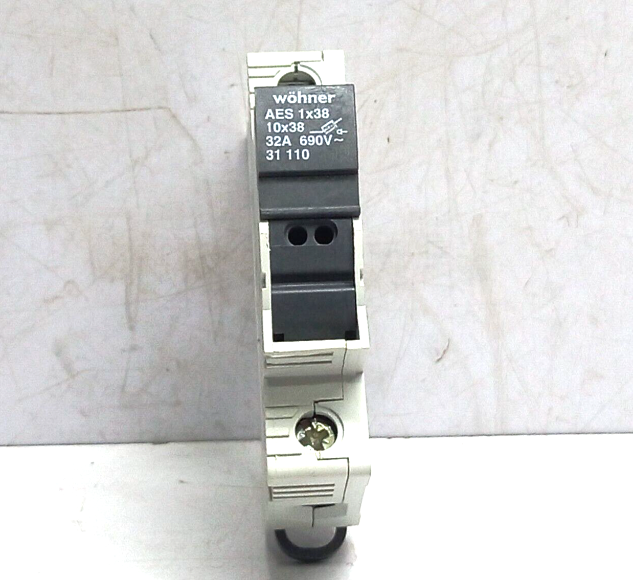 Wohner 31110.000 Holder For Cylindrical Fuses 10x38 1P AES 1x38 10x38 32A 690V~
