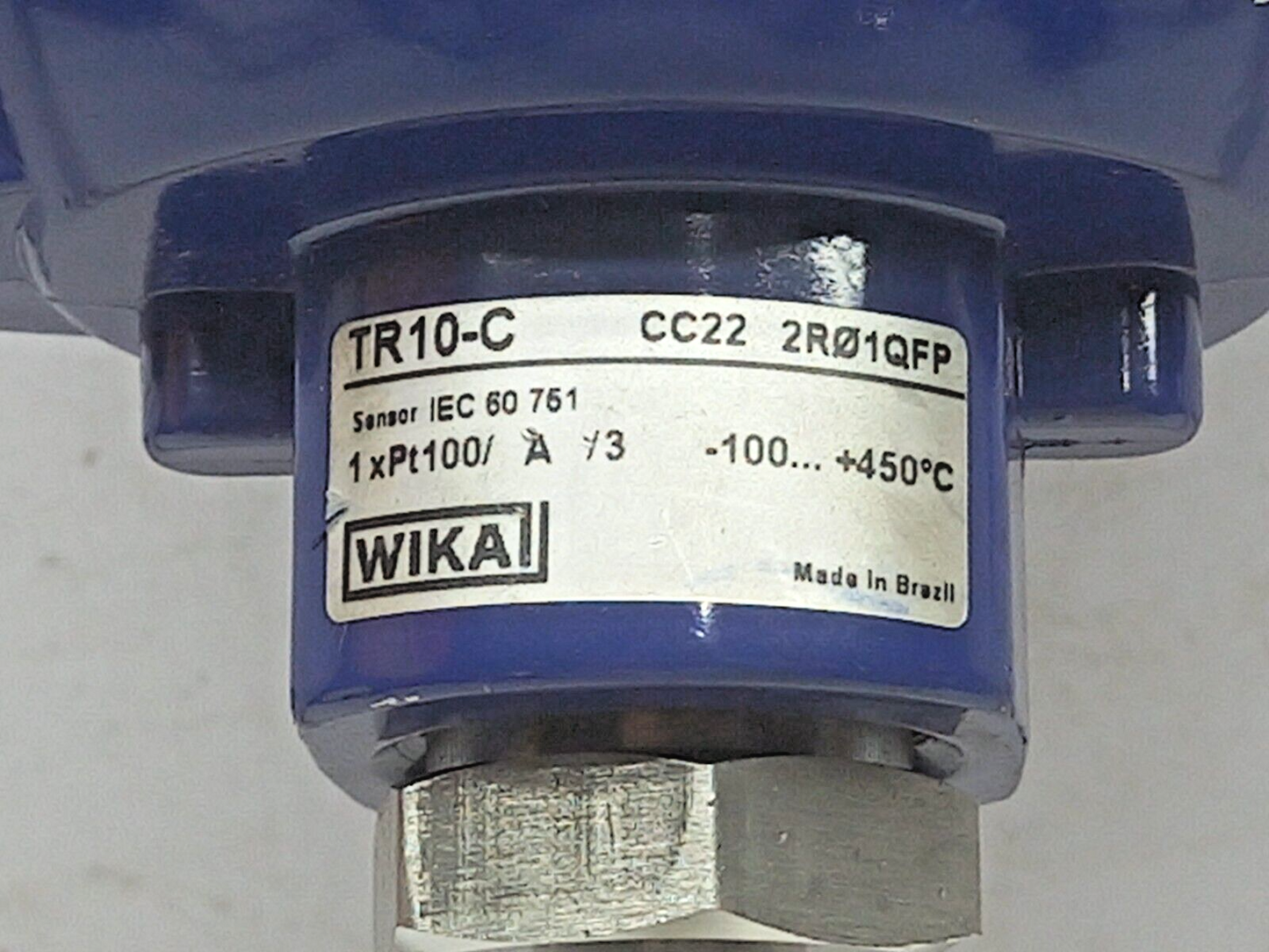 Wika TR-10C Temperature Sensor CC22 1xPt100A3 -100...+450 C