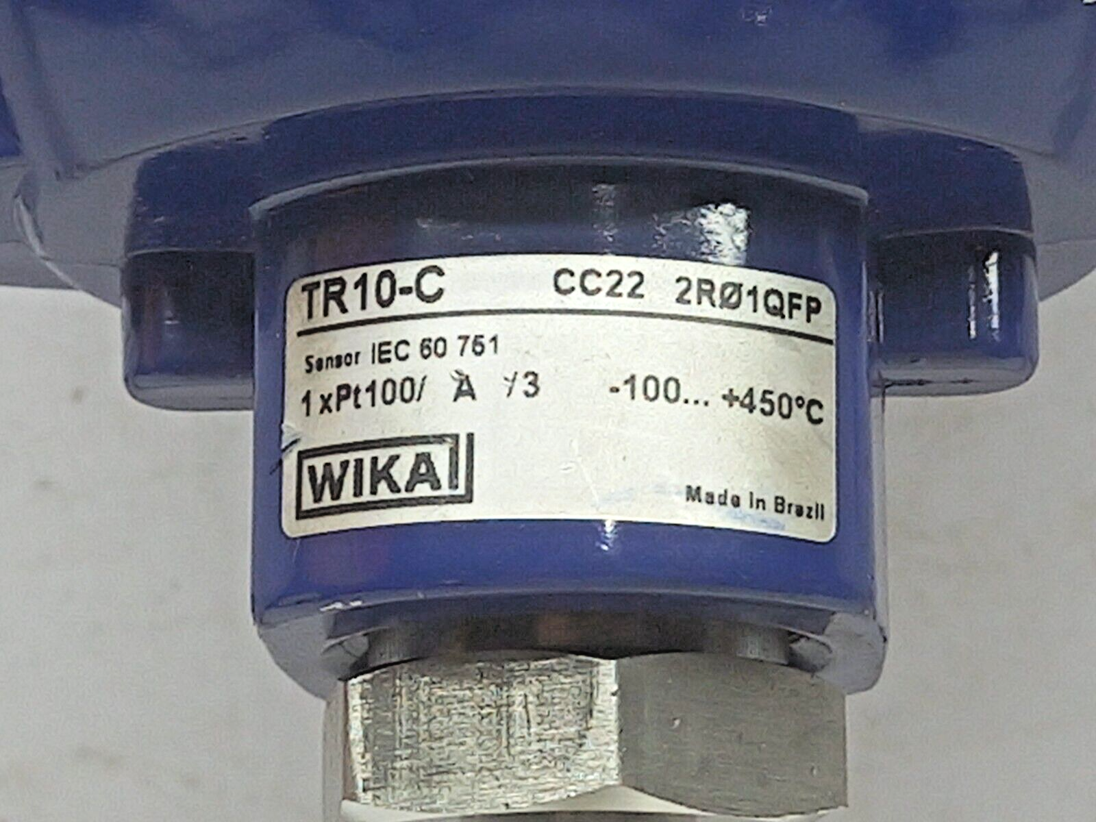 Wika TR-10C Temperature Sensor CC22 1xPt100A3 -100...+450 C