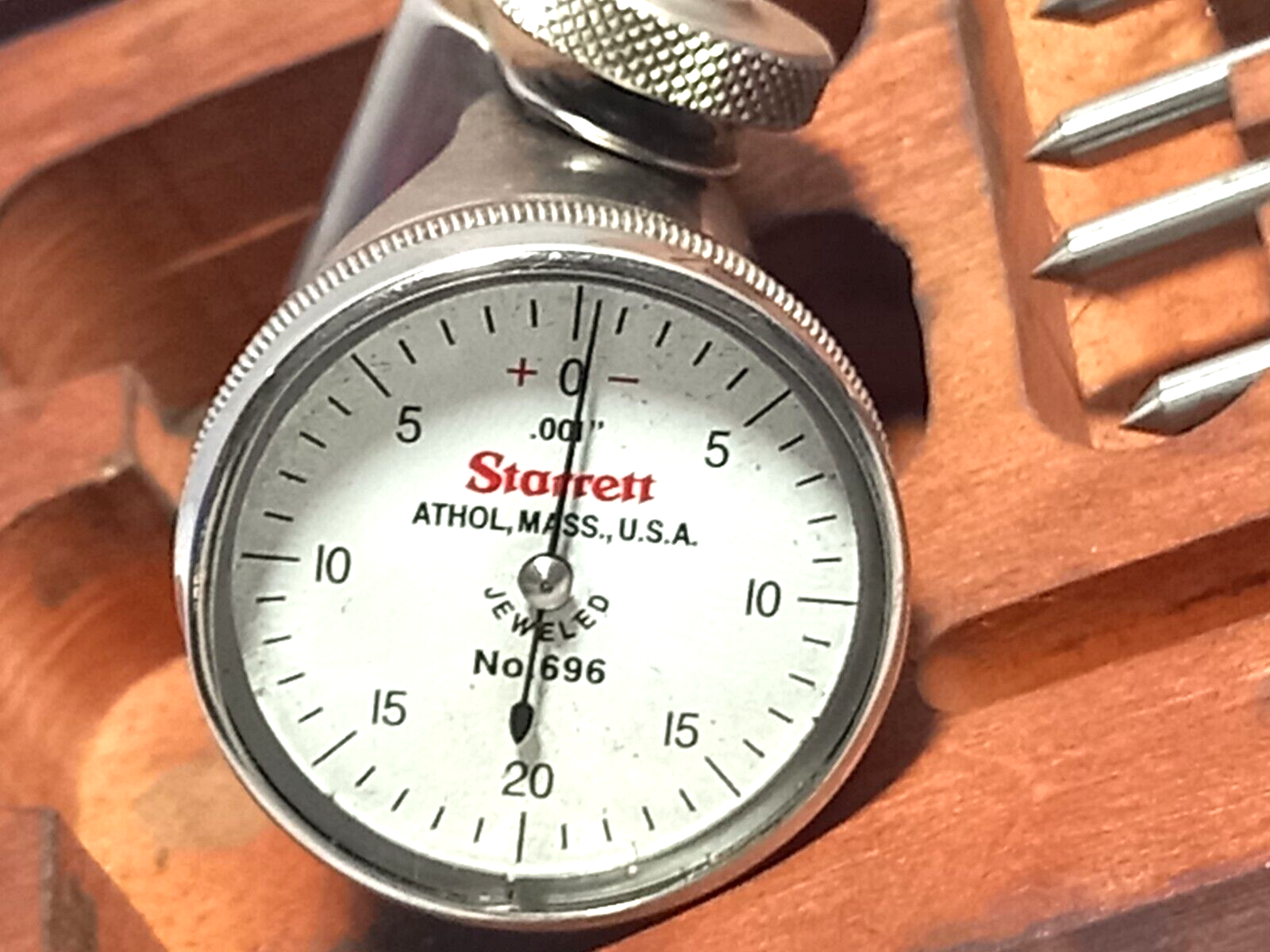 Starrett 696 Crankshaft Distortion Dial Strain Gauge