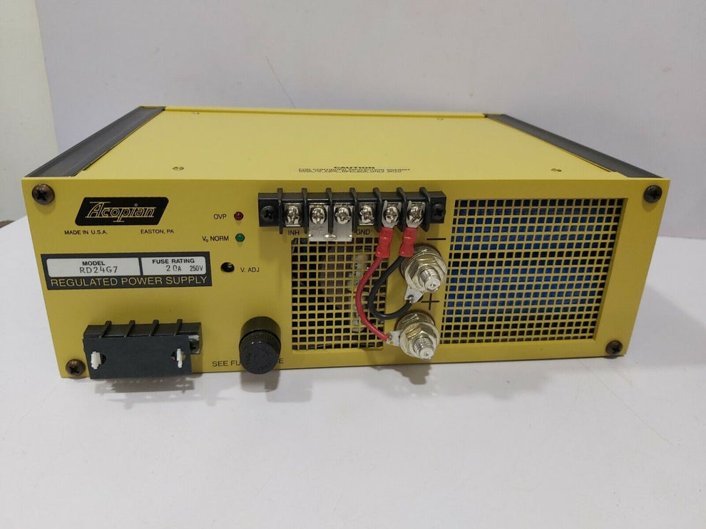 ACOPIAN RD24G7 REGULATED POWER SUPPLY S N Marine