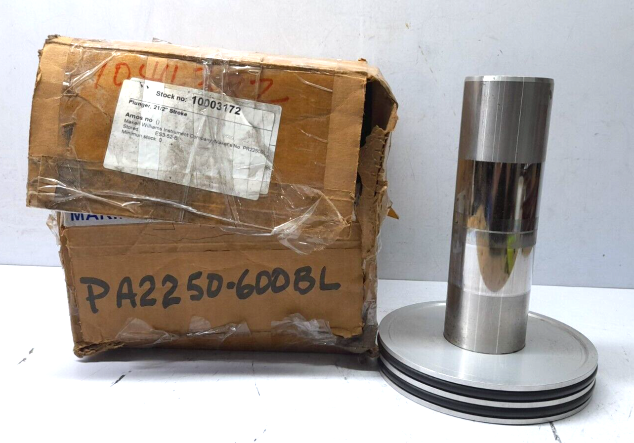 Williams Instruments PR2250BL Plunger 21/2” Stroke