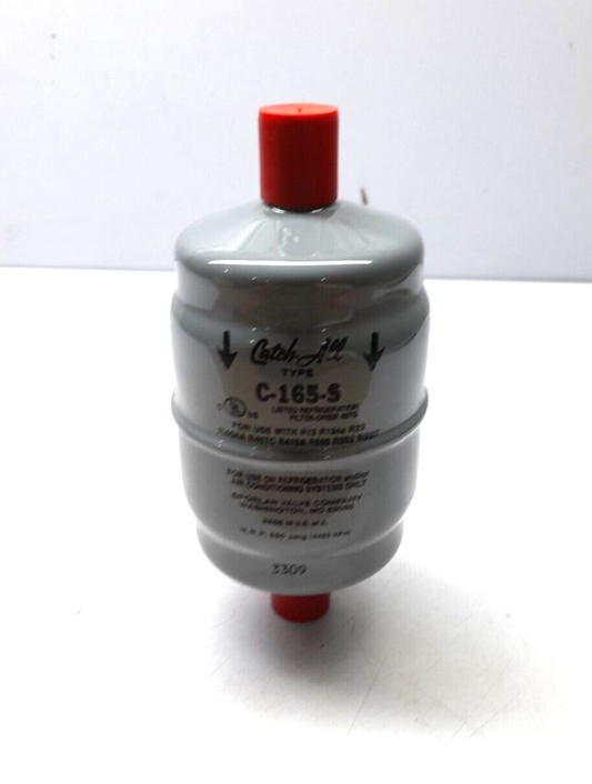 Sporlan Catch All C-165-S Filter Drier 5_8 ODF Solder M.R.P. 650 psig 4482 kPa