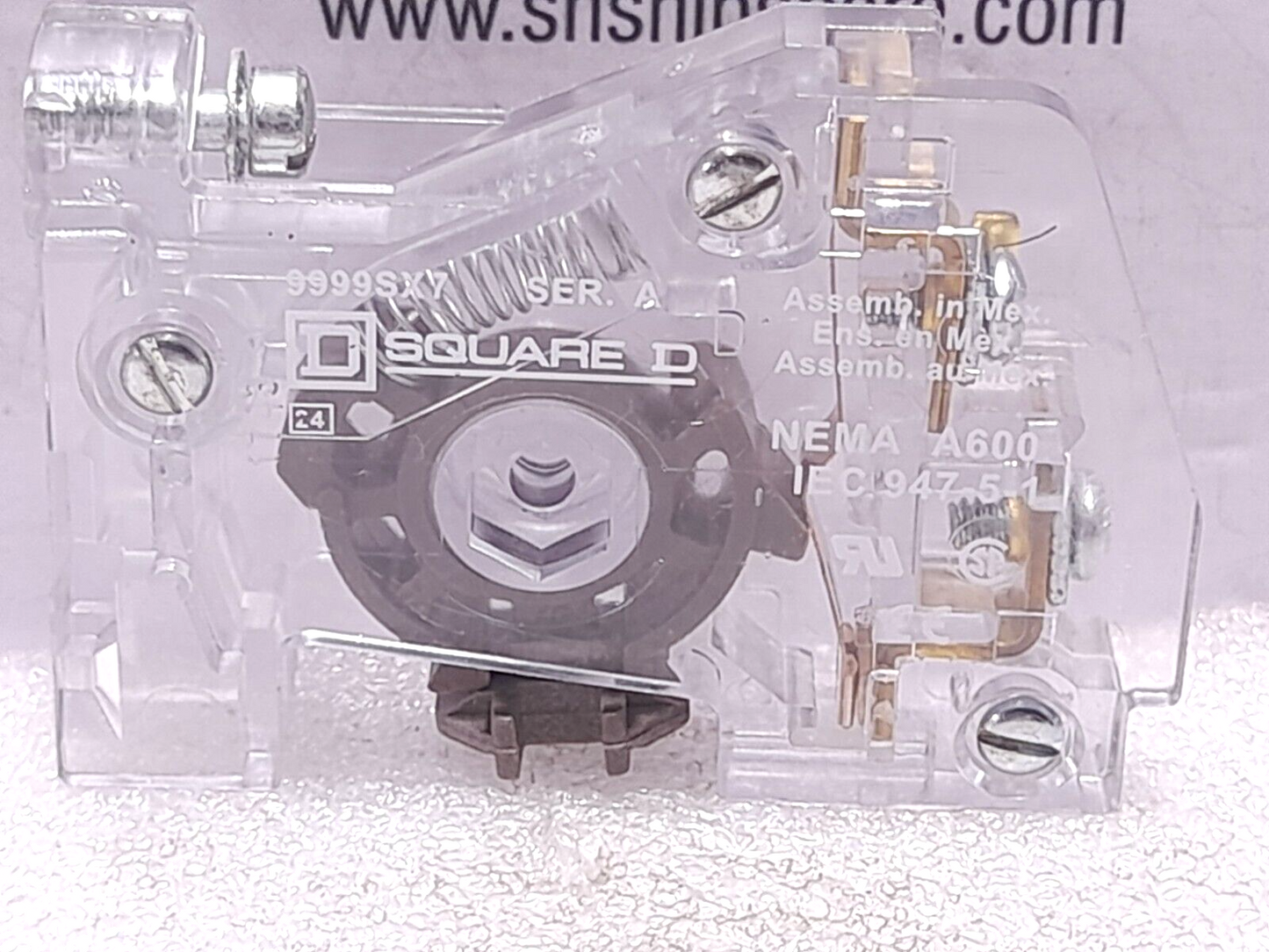 Square D 9999SX7 Auxiliary Contact 600VAC 50/60Hz