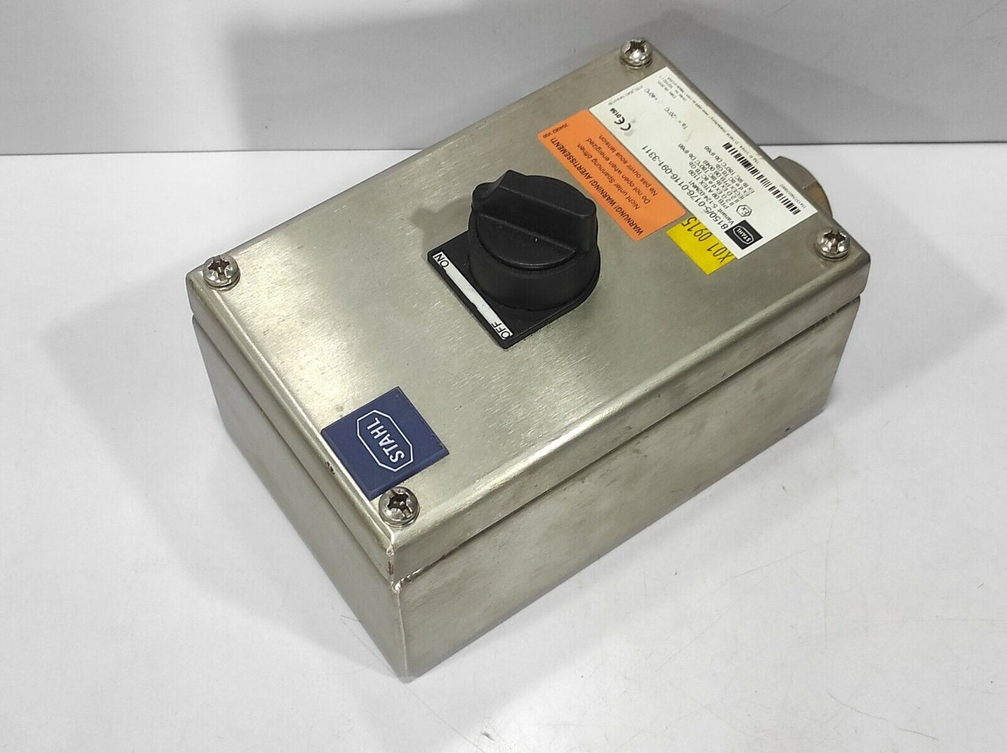 Stahl 8150/5-0176-0116-091-3311 Terminal Box 5-124-02MN1 PTB 09 ATEX 1109