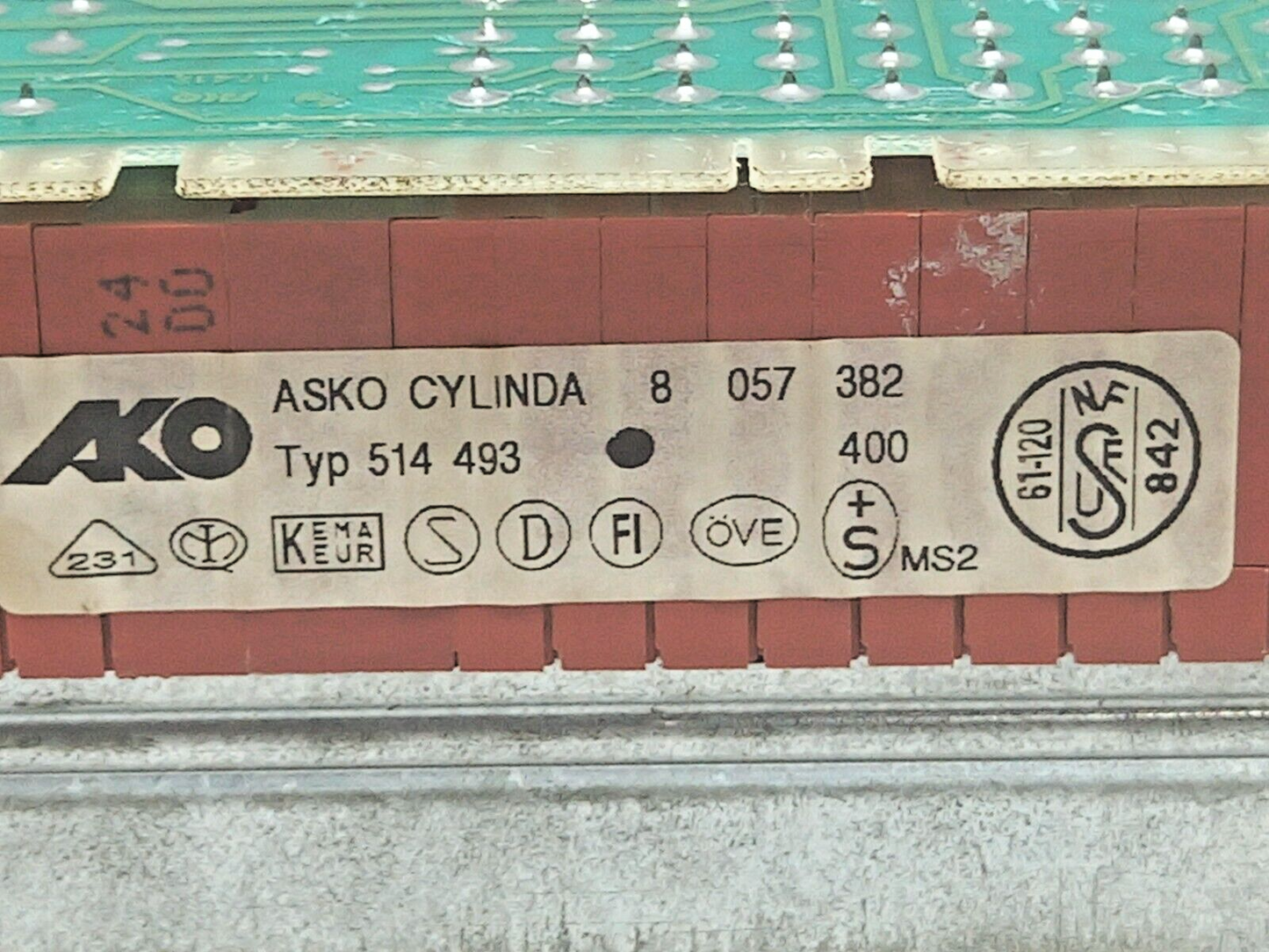 AKO 514 493 ASKO CYLINDA Washer Timer
