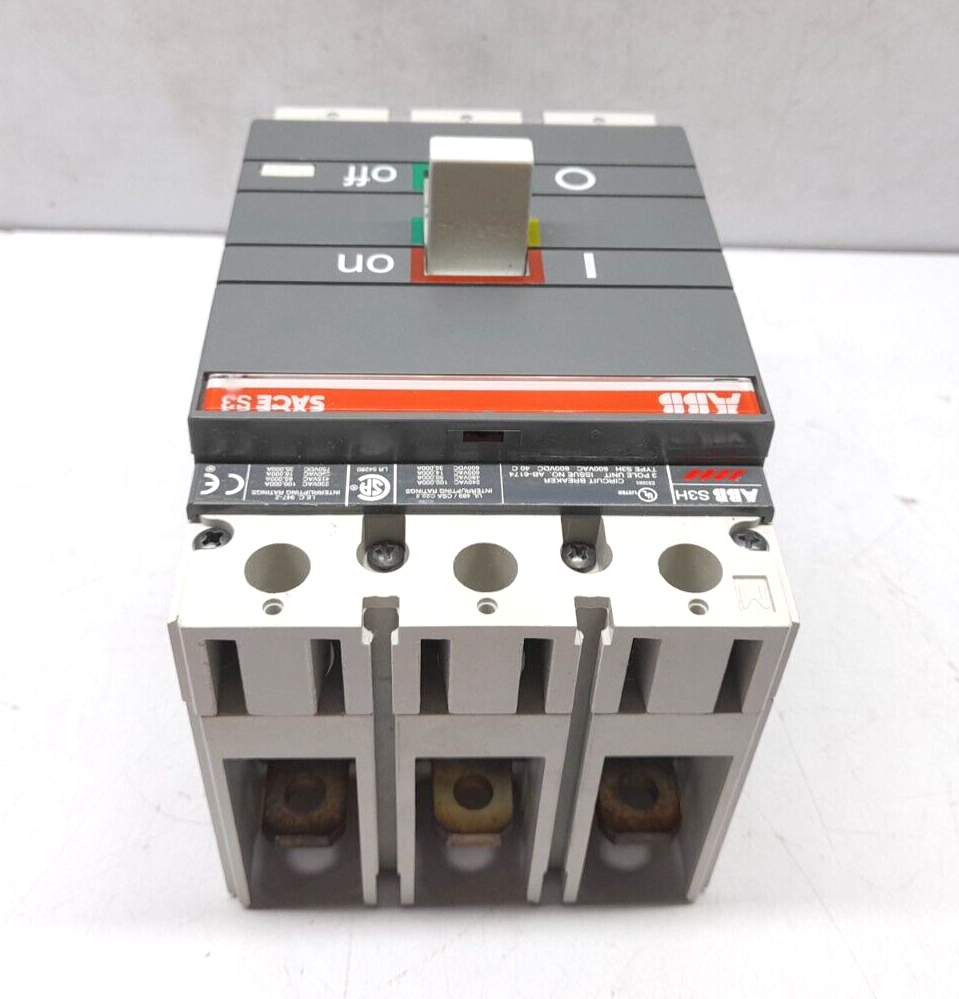 ABB SACE S3 S3H050TW Circuit Breaker S3H 50A BKR S3H 50A 3P