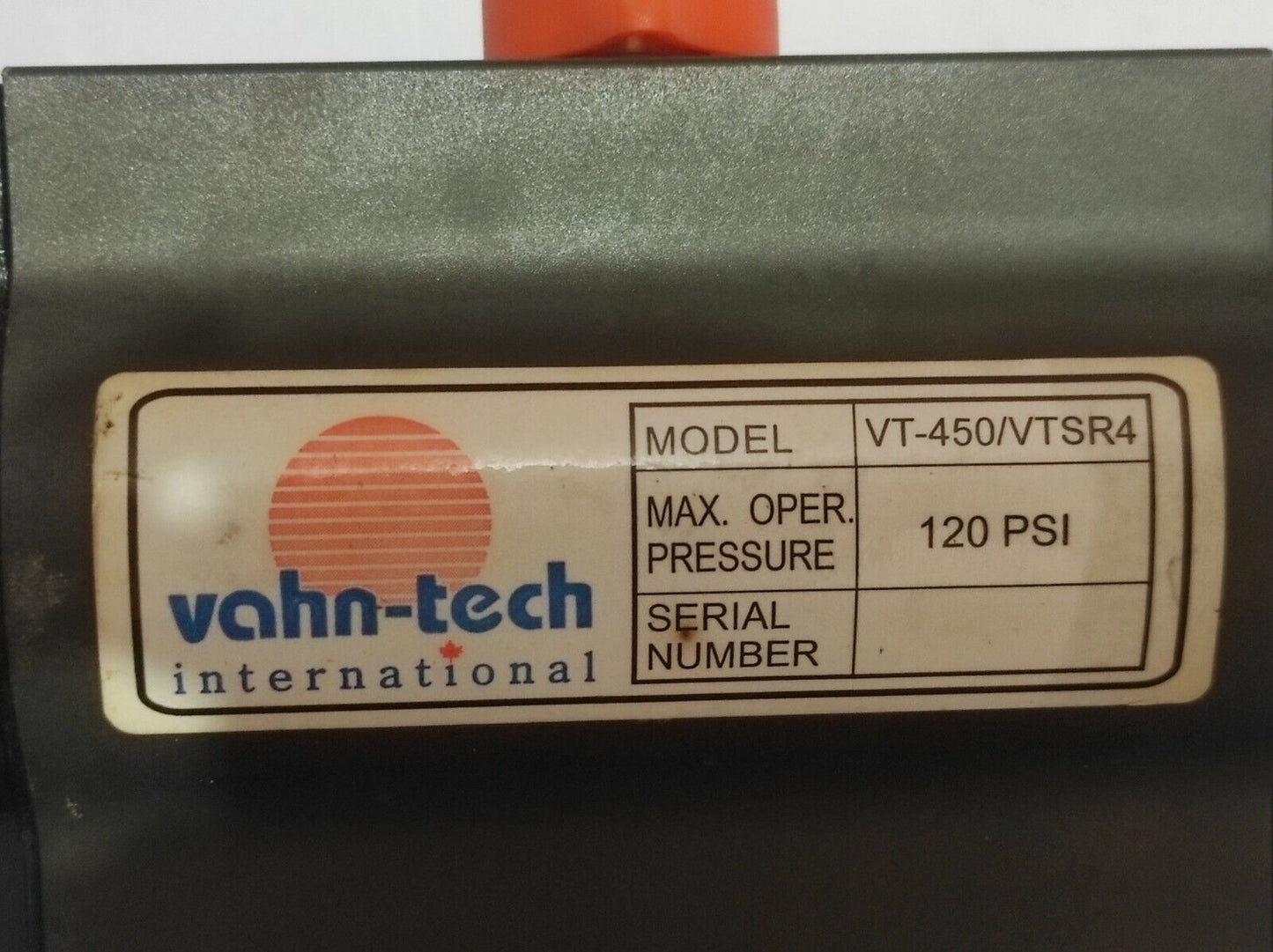 Vahn Tech VT-450/VTSR4 Actuator With AFA DN50 Valve 2Inch