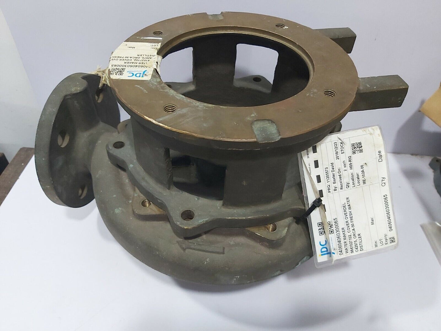 ALFA LAVAL ORCA-50 Fresh Water Distiller Pump Casing 9841027101