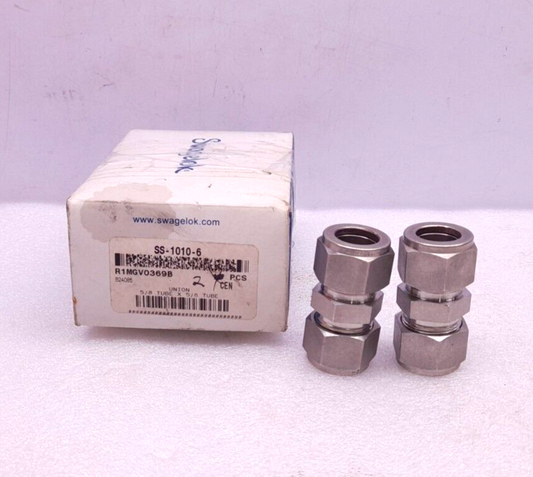 Swagelok SS-1010-6 Union 5/8 Tube X 5/8 Tube – 2PCs/Lot