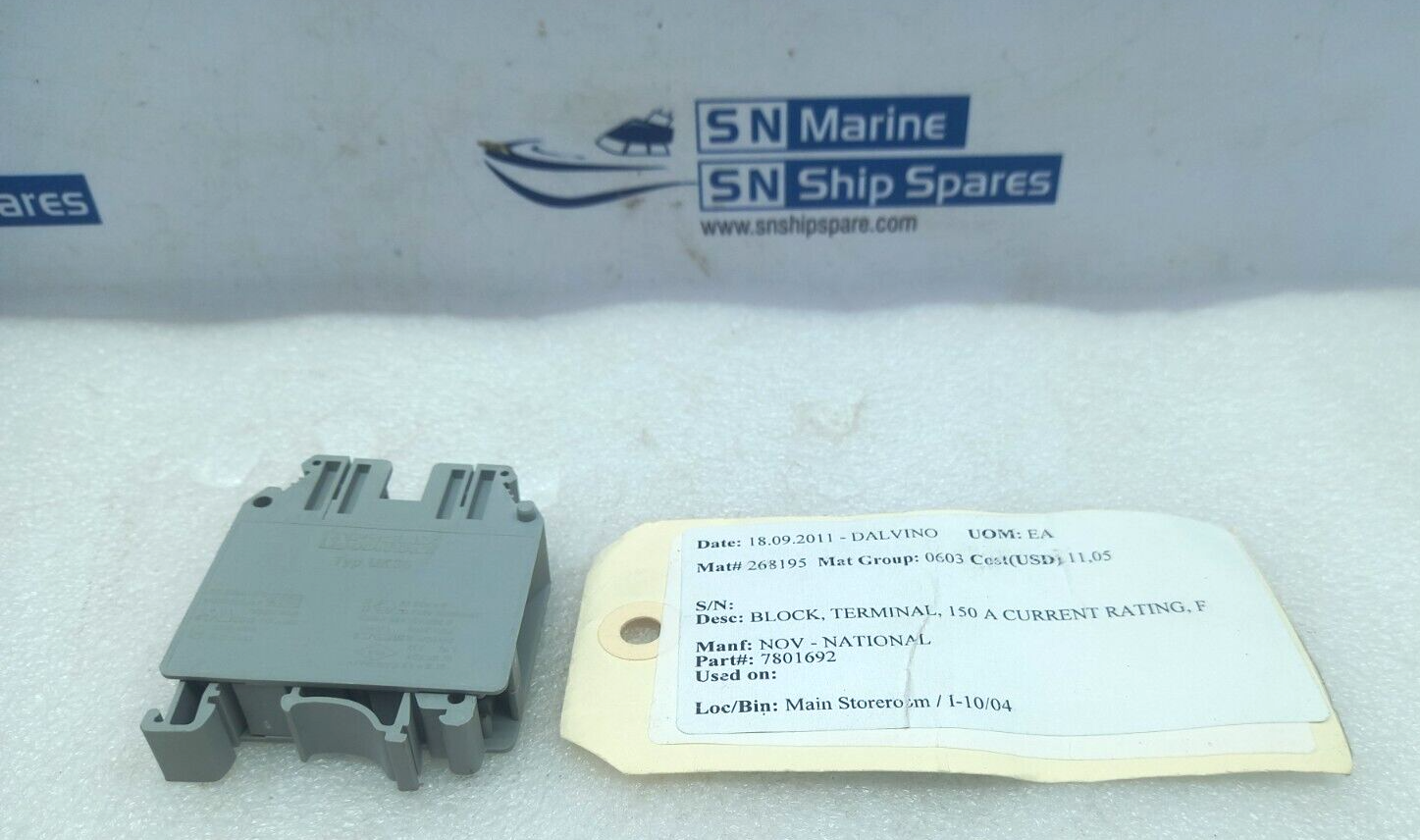 Phoenix Contact UK35 Feed Though Terminal Block 1000V 150A NOV 7801692 -3PCs/Lot