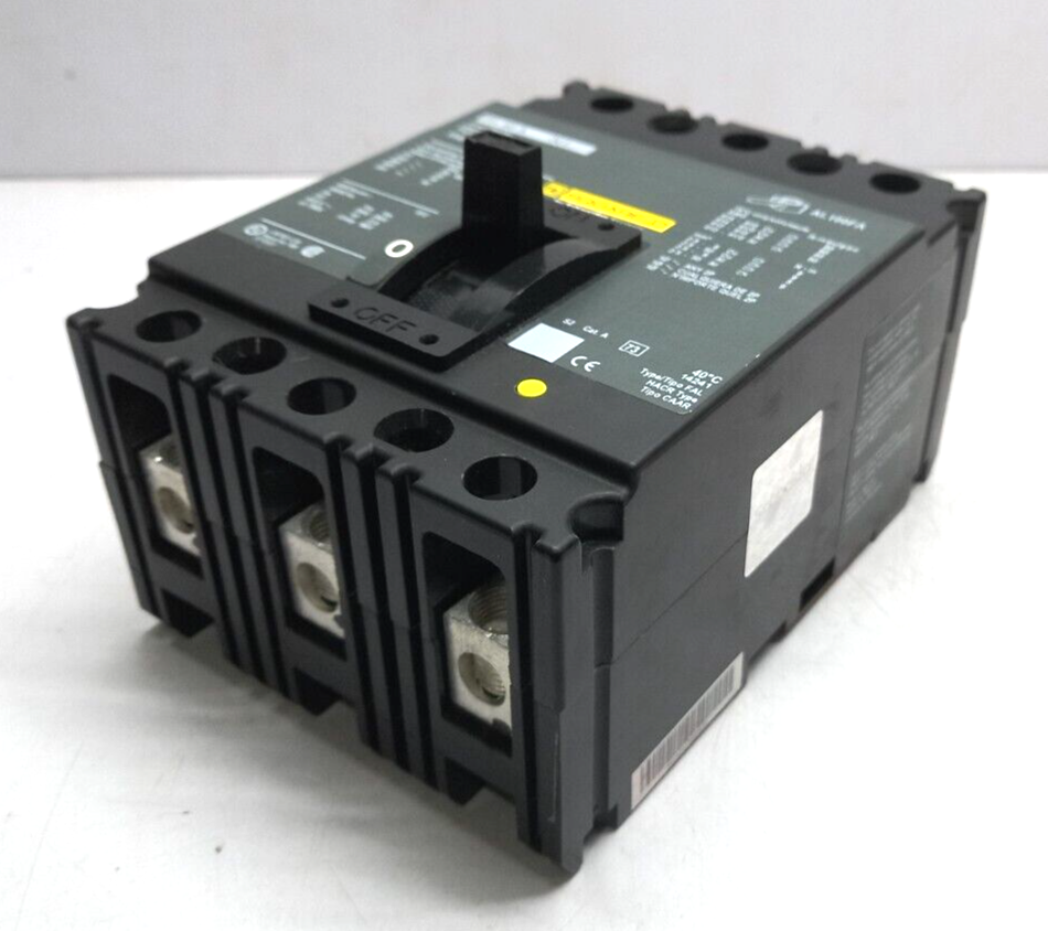 Square D FHP36040 Circuit Breaker 40A 3P 600VAC 250VDC 50/60Hz FH 40A