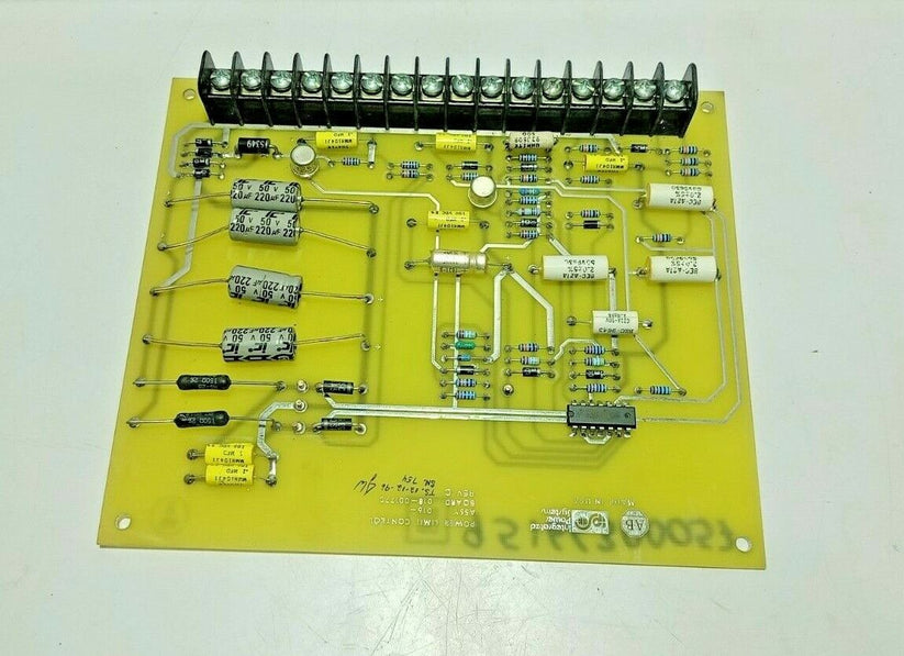 Allen Bradley Integrated Power Systems 018-001770 Rev C Power Limit Co ...