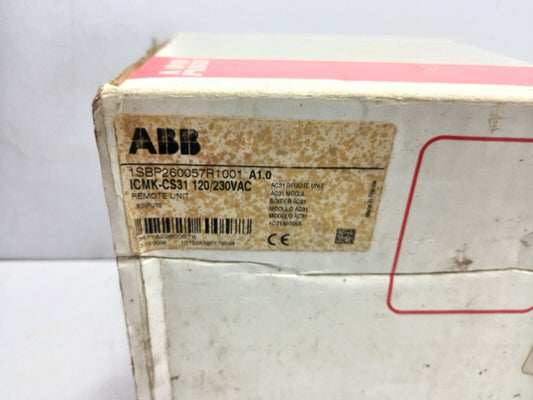 ABB 1SBP260057R1001 A1.0 ICMK-CS31 120/230VAC Advant Controller 31 AC31 Remote U