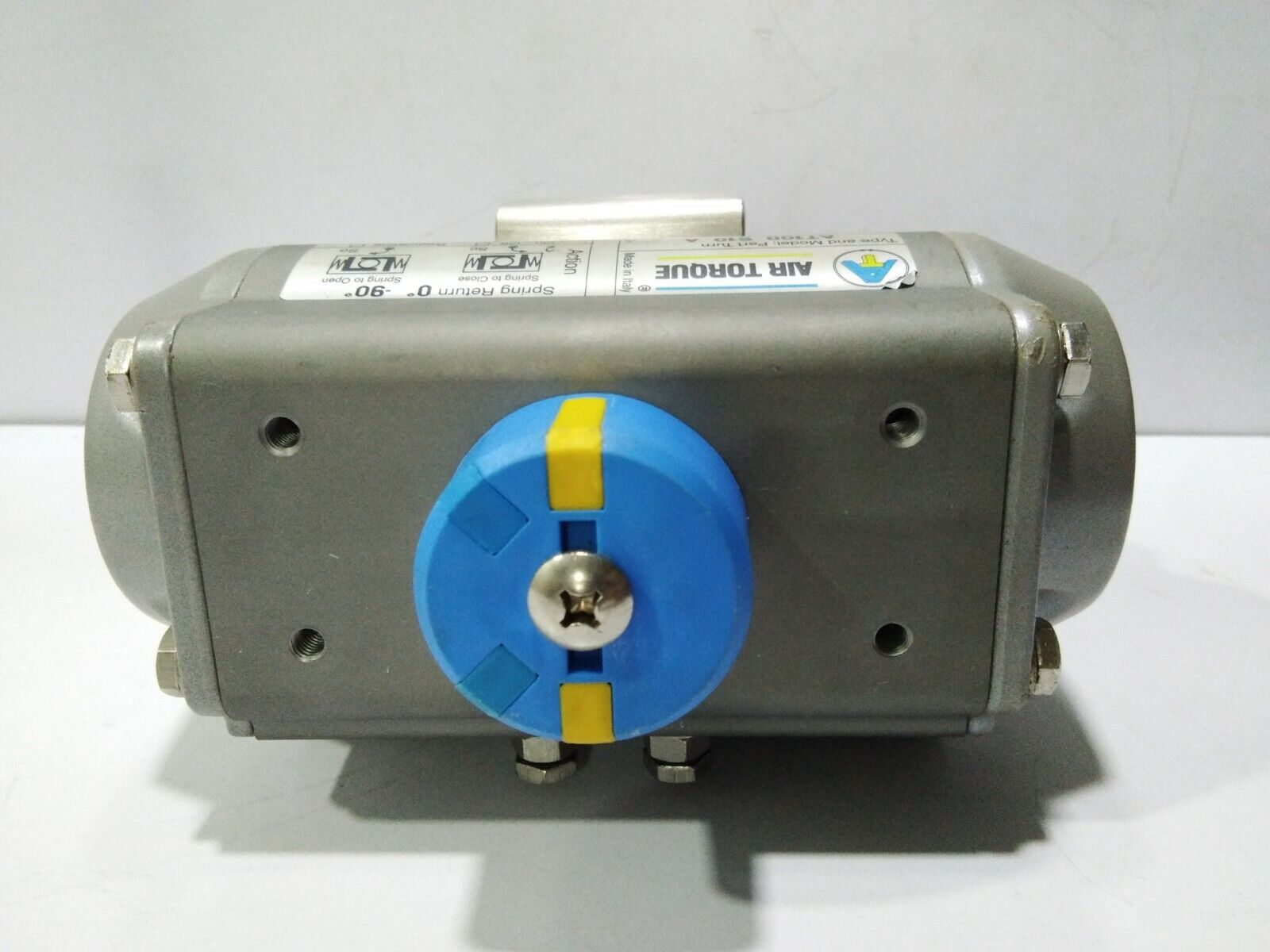 AIR TORQUE AT100S10A PNEUMATIC VALVE ACTUATOR WITH OLIVER VALVES B6FX38S/ACT-SR