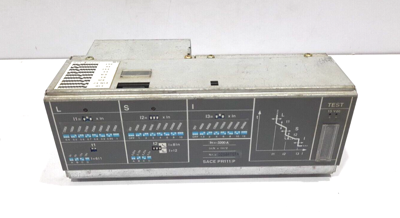 ABB SACE PR111/P 3200A Overcurrent Release Protection Unit
